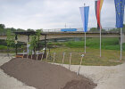 Der Festplatz ist vorbereitet. Die Veranstaltung kann gleich beginnen.